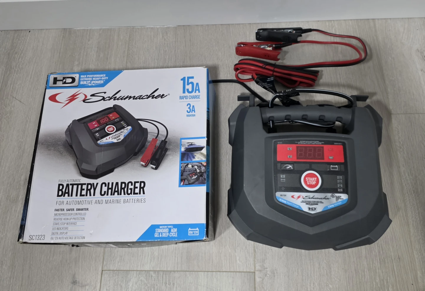 Schumacher 15A Battery Charger - photo 3