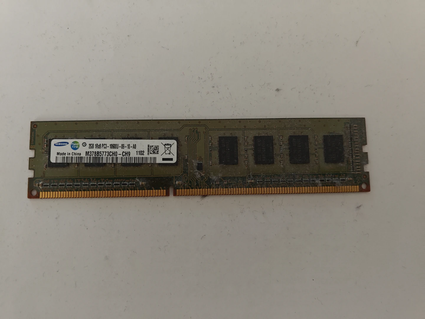 Samsung 2GB DDR3 RAM PC3-10600U