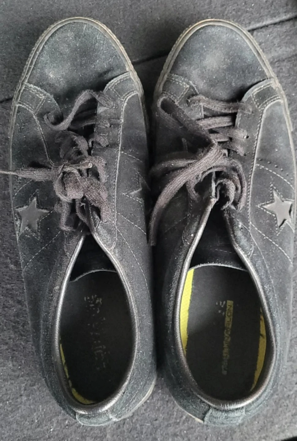 Converse One Star Black Suede Skate Shoes