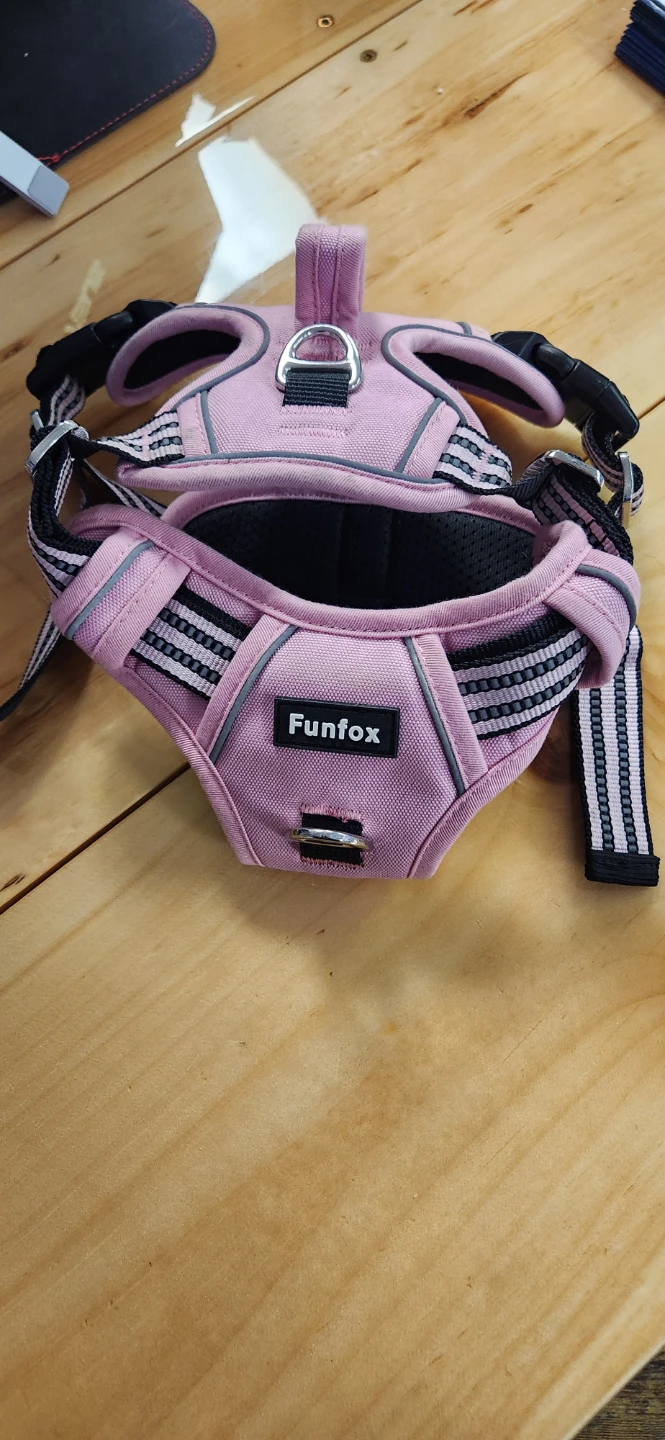 Funfox Pink Dog Harness with Handle - photo 2