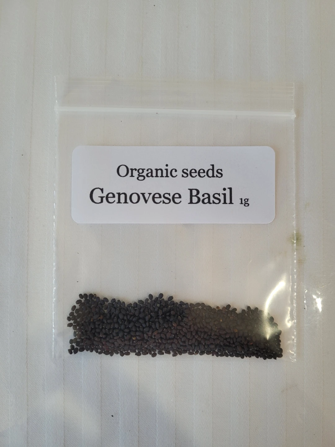 Organic Basil Seeds - Thai, Purple, Genovese - 3g Each - photo 2