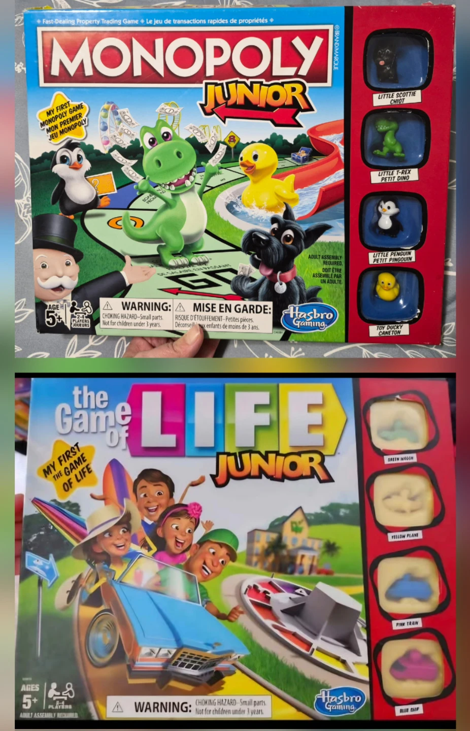 Junior Monopoly & The Game of Life Junior!