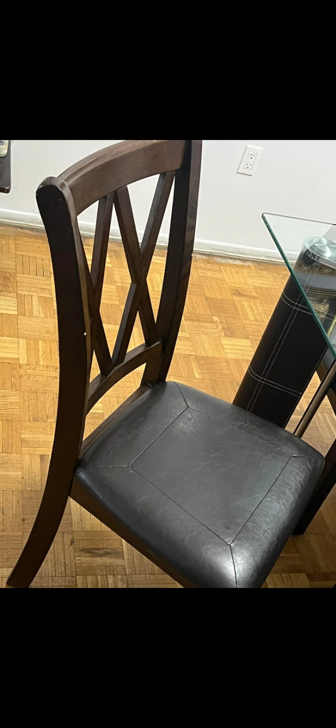 Glass Top Dining Table Set with 6 Chairs - photo 4