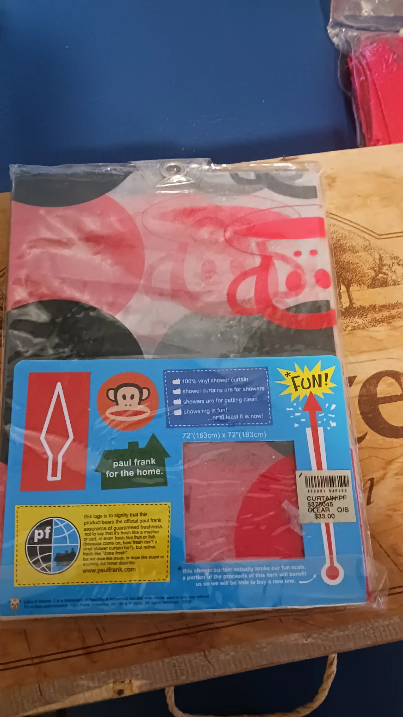 Paul Frank Vinyl Shower Curtain - photo 2
