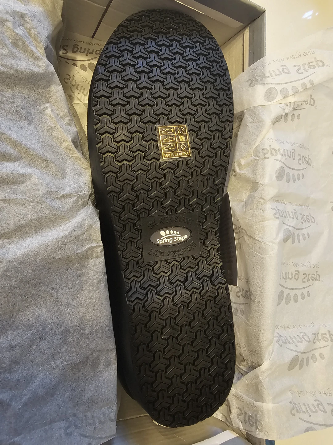 Spring Step Professional Black Slip-Resistant Shoes Size 11 - photo 3