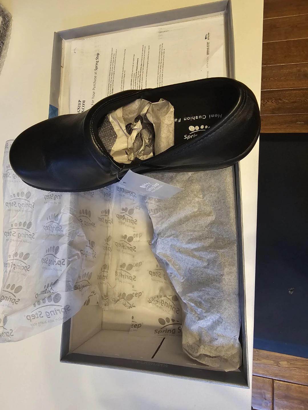 Spring Step Professional Black Slip-Resistant Shoes Size 11 - photo 4
