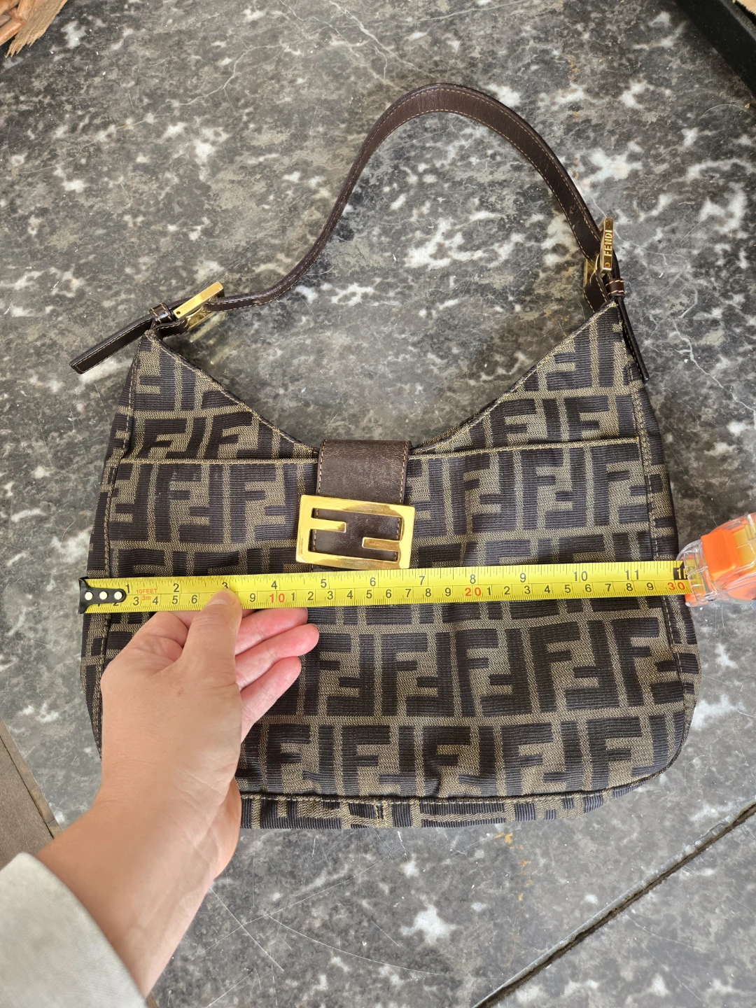 Fendi Zucca Canvas Shoulder Bag - photo 3