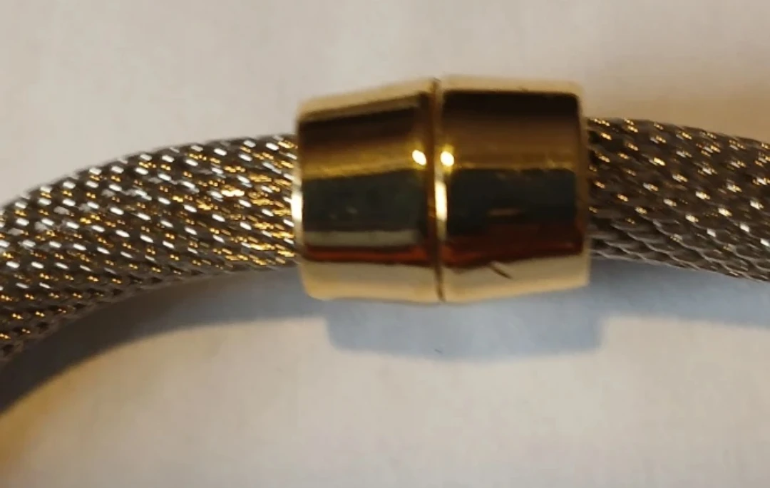 16" SILVERTONE MAGNETIC NECKLACE WITH BLACK STON÷ ACCENT - photo 4