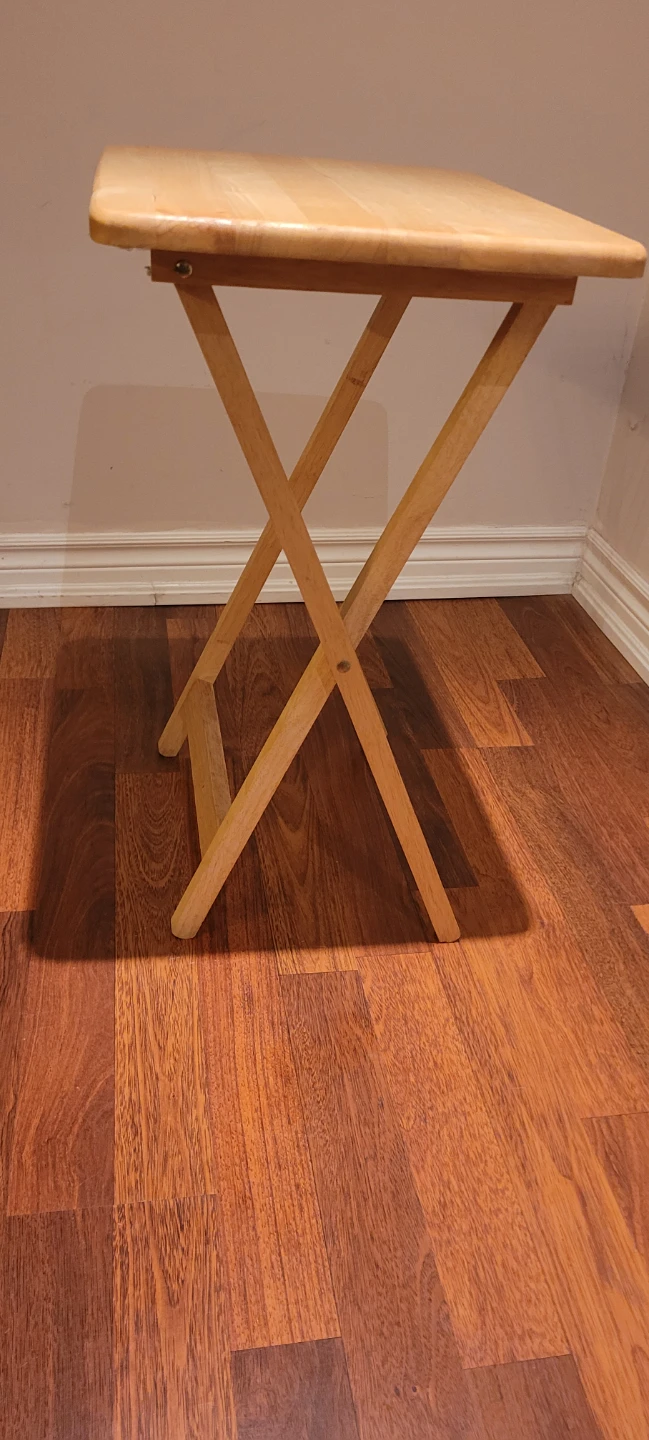 Wooden Folding Tray Table - photo 3