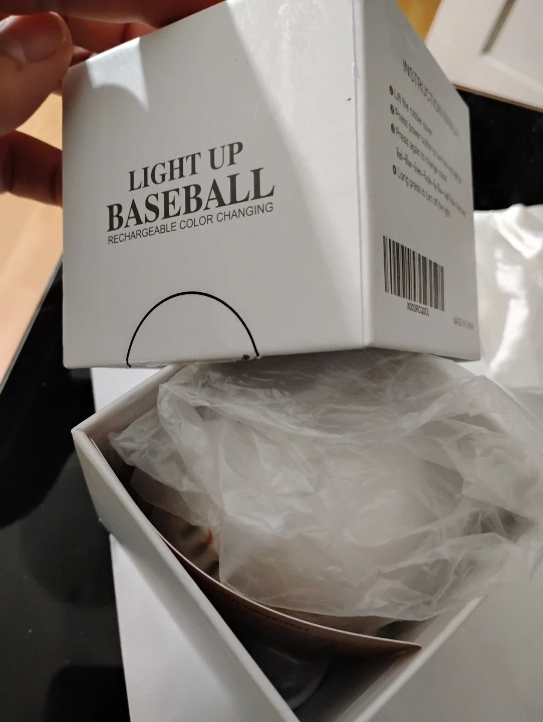 🧡🧡🧡HAUSBELL Light Up Baseball - Changes Color - photo 3