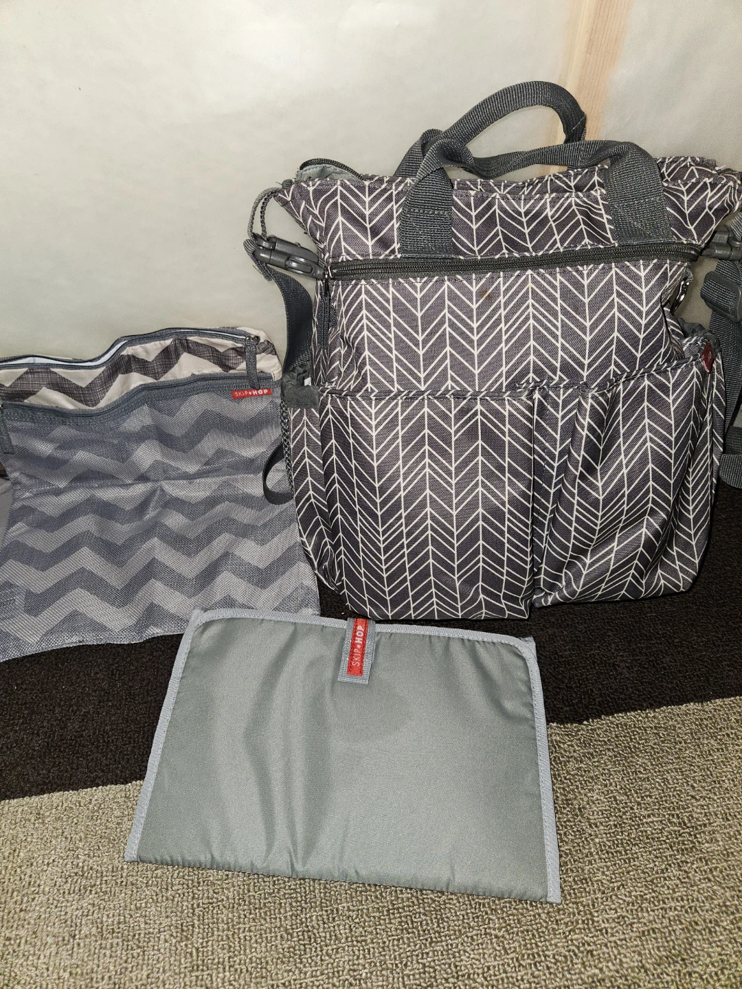 Skip Hop Diaper Bag with Changing Pad