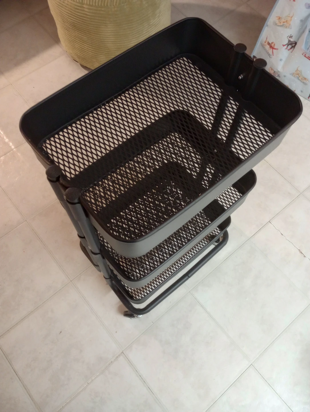 🥕 Black Ikea Raskog Cart - photo 2