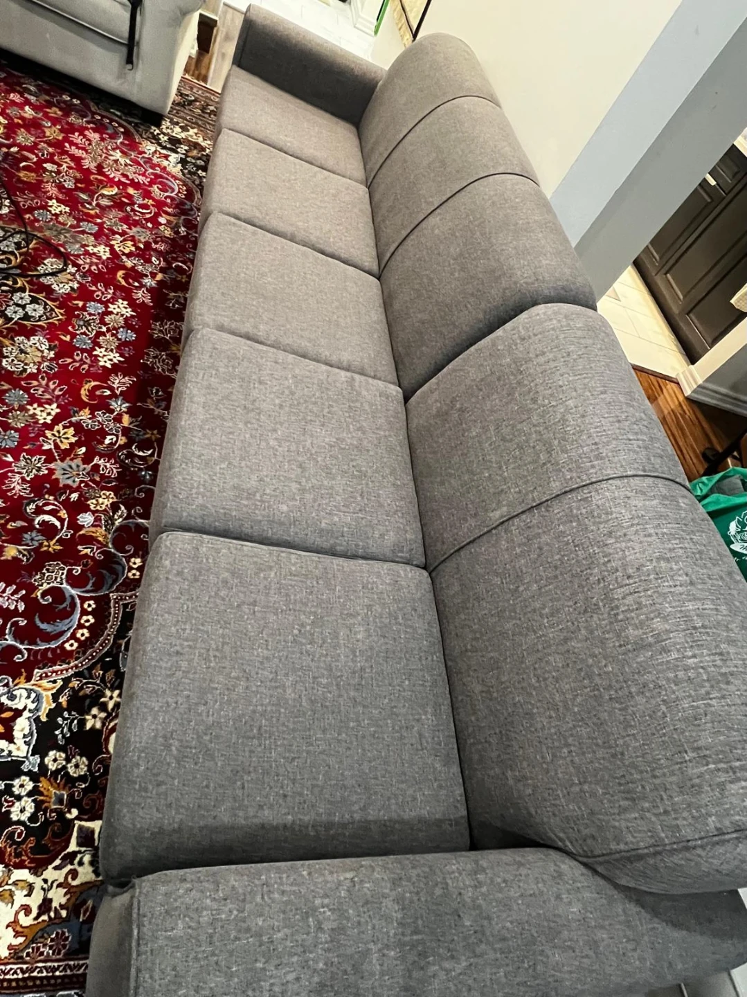 Grey Fabric Sofa - 5 Seats