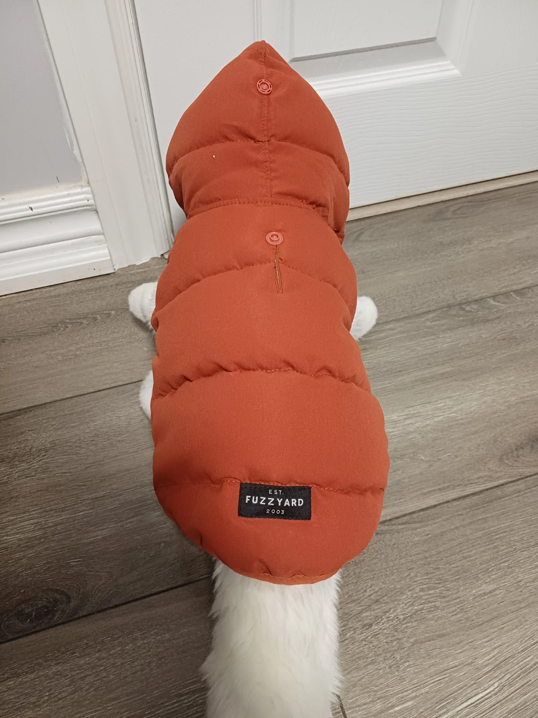 Fuzzyard Puffer Dog Jacket - Orange