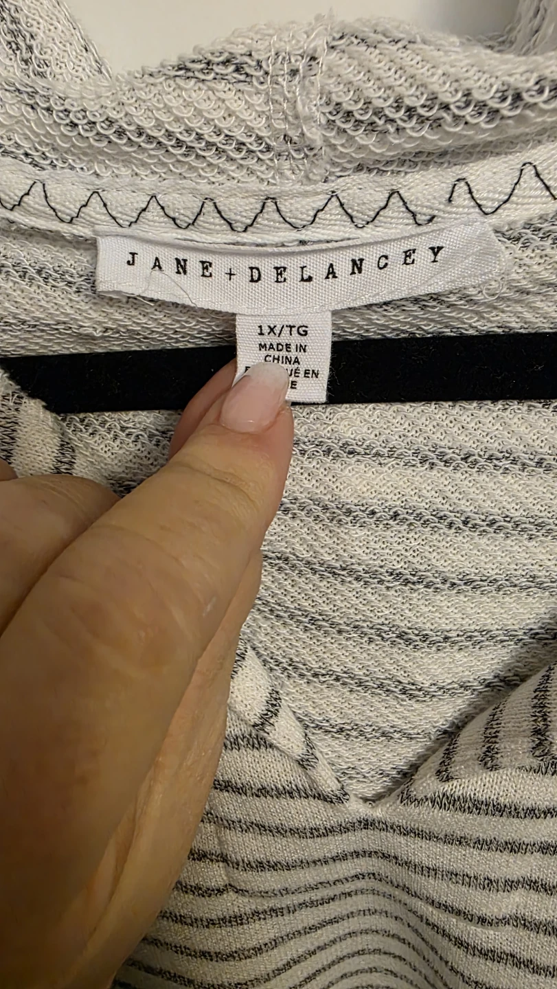 Jane + Delancey Striped Hoodie - photo 2