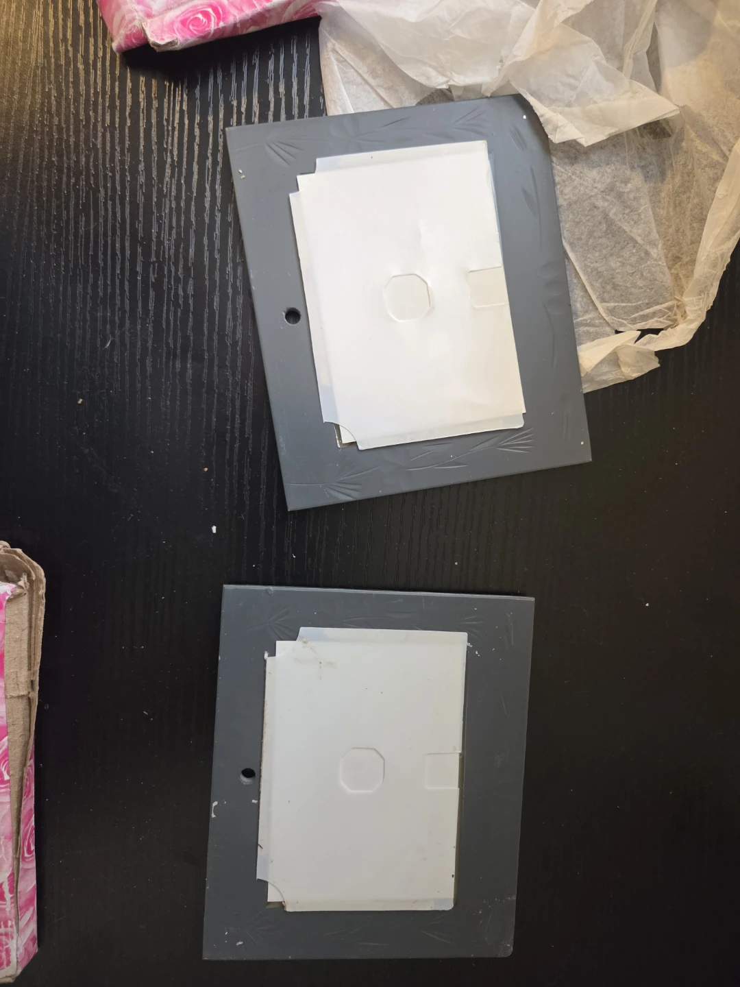 2 Glass Photo Frames - 9x6cm - photo 5