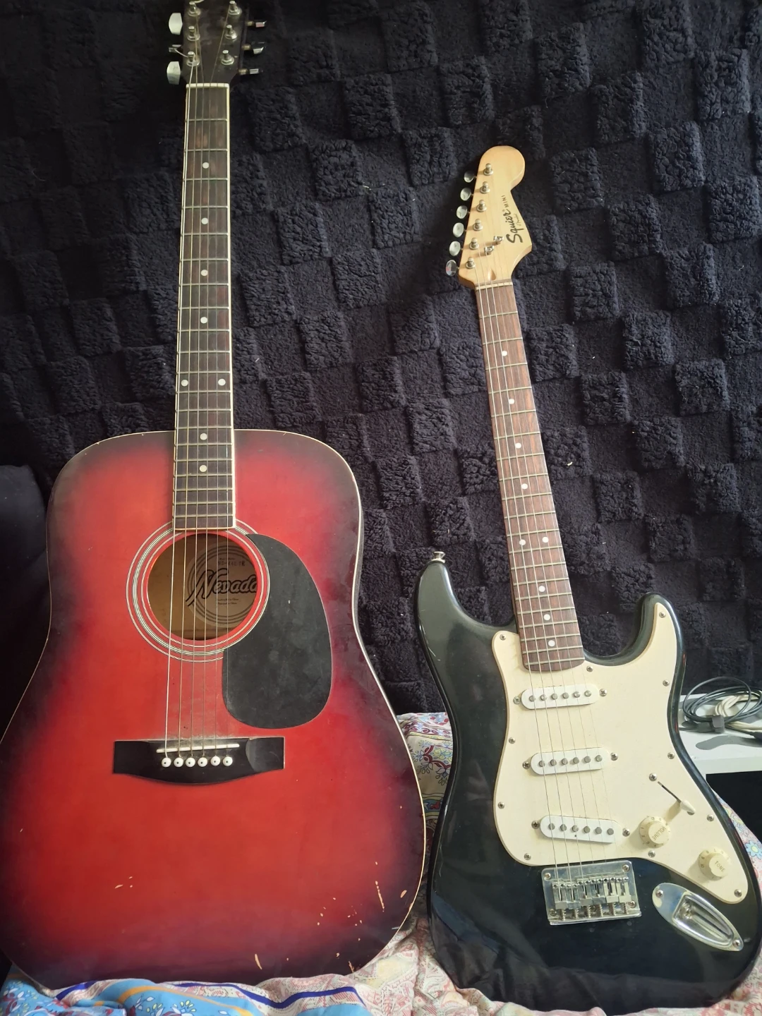 Vintage Fender Squier Mini Electric Guitar