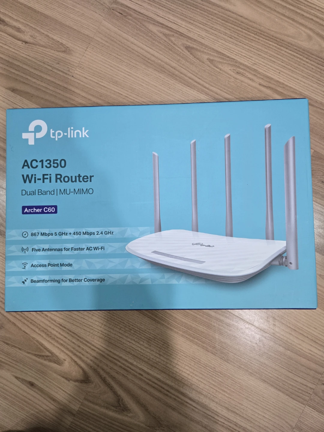 TP-Link Archer C60 AC1350 Dual Band Wi-Fi Router