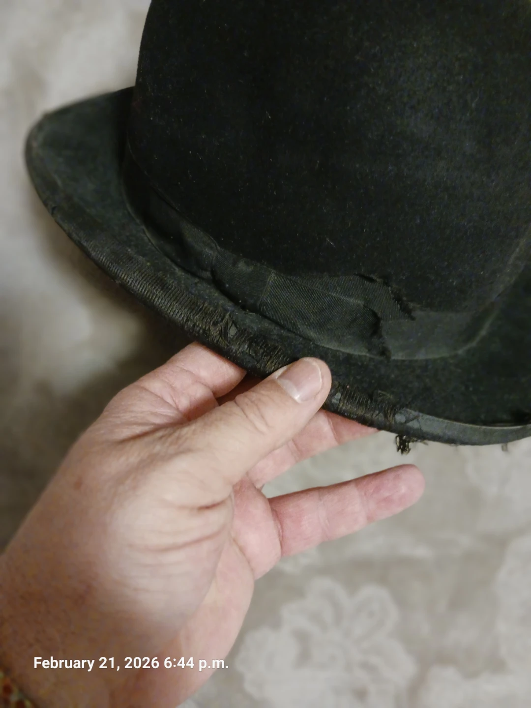 English bowler top hat - photo 2