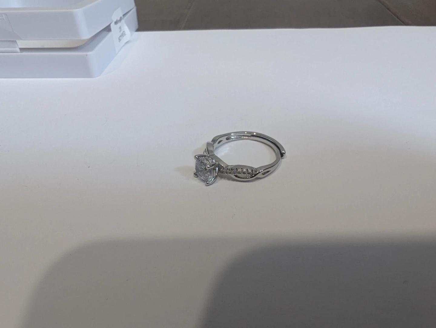 Brand New Base Metal Moissanite Ring For Sale - photo 4
