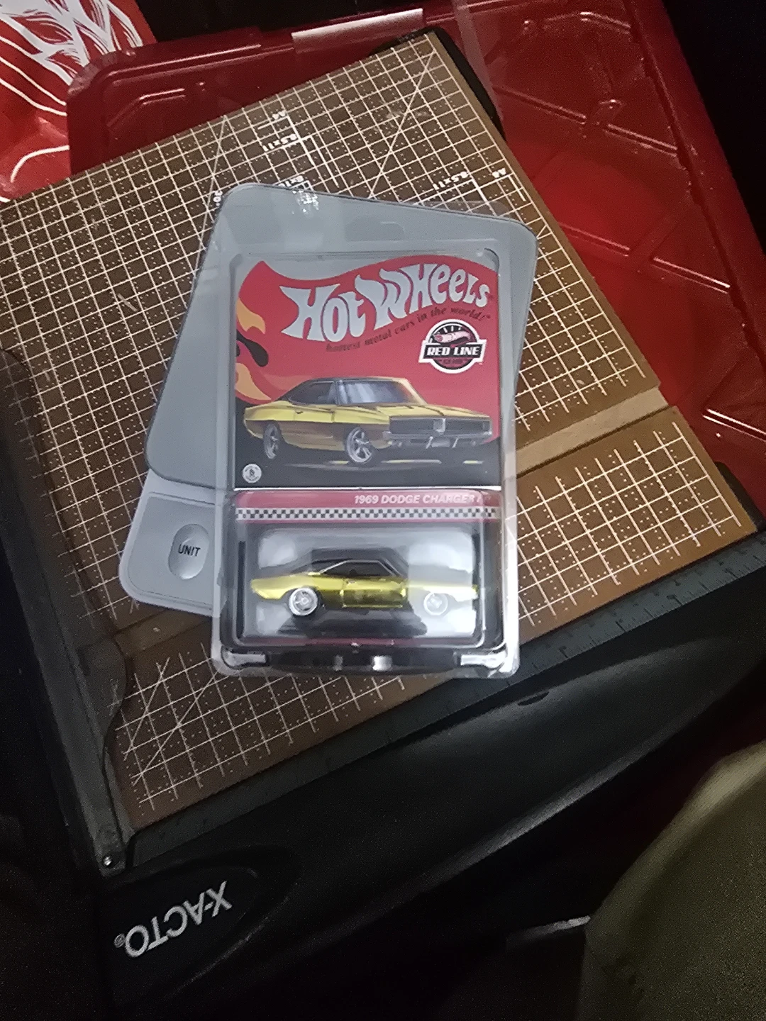 Hot Wheels Red Line 1969 Dodge Charger Diecast Car