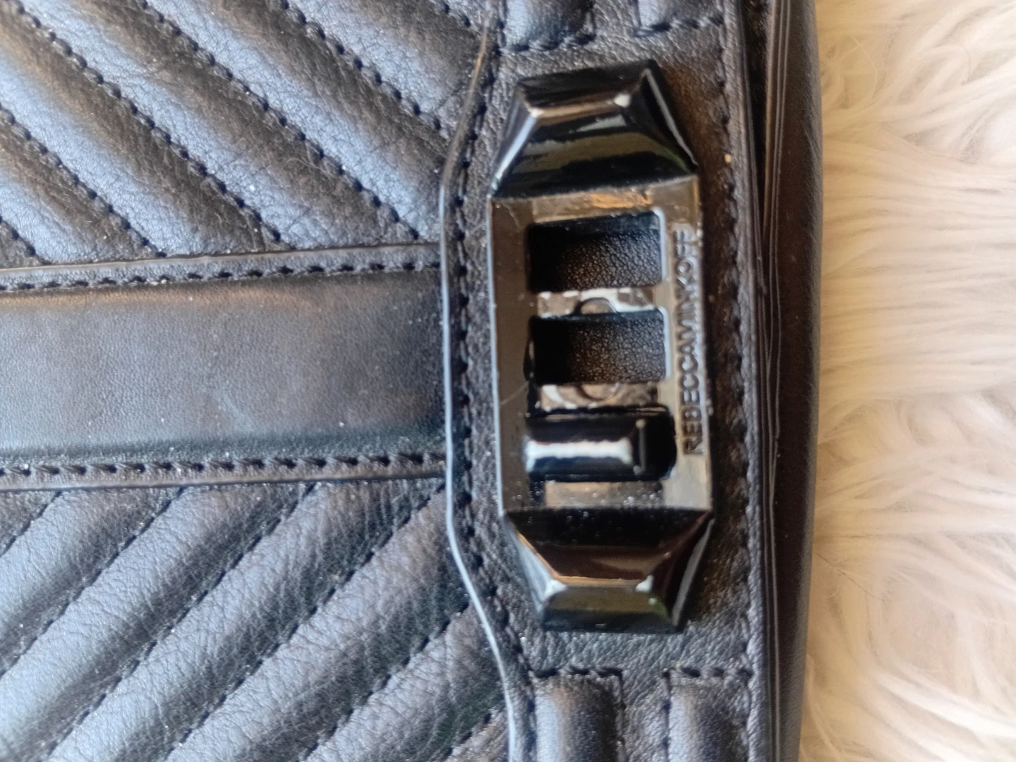 Rebecca Minkoff Black Quilted Leather Shoulder Bag - photo 2