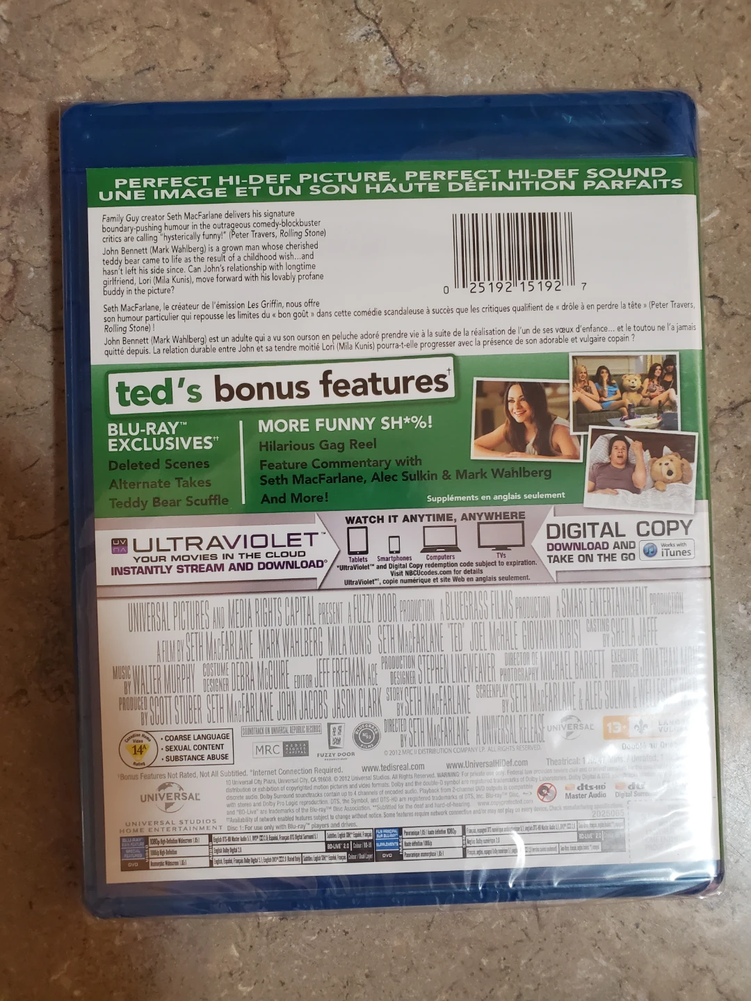 Ted Blu-ray + DVD + Digital Copy 🧡 - photo 2