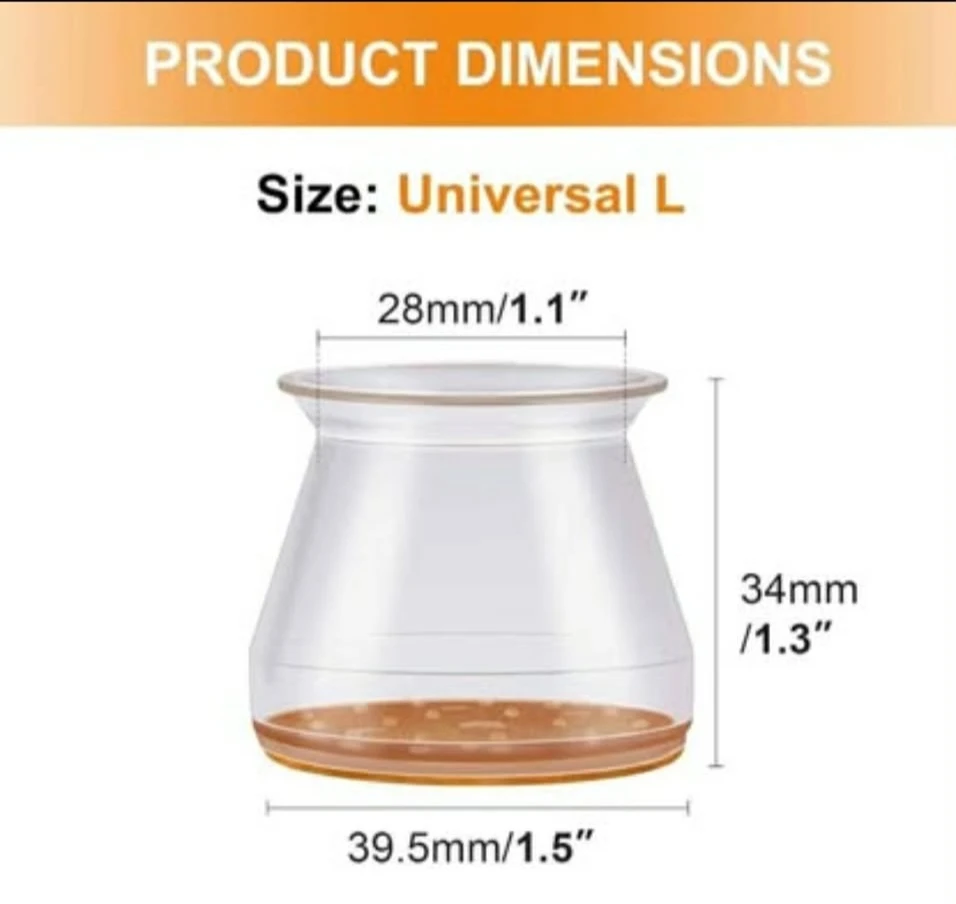20Pcs Chair Leg Floor Protectors for Hardwood Floors ... - photo 3