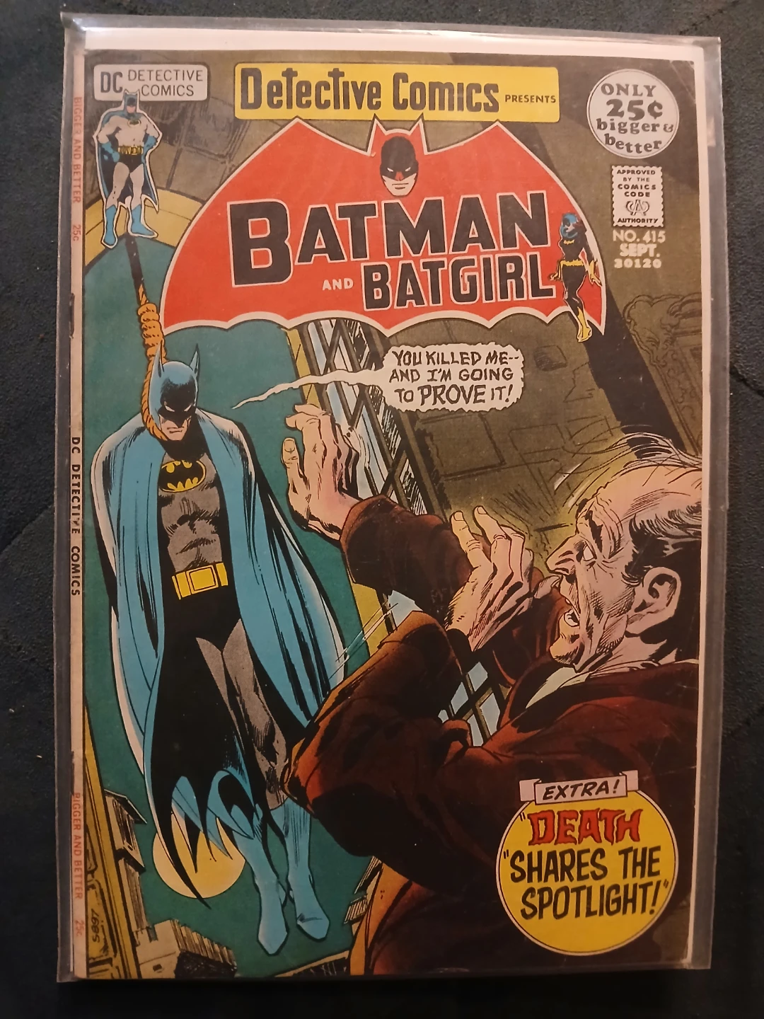 Detective Comics #415 Batman and Batgirl Comic Book