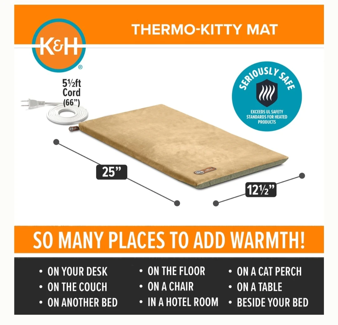 K&H Thermo Heated Cat Bed🥕 - photo 3