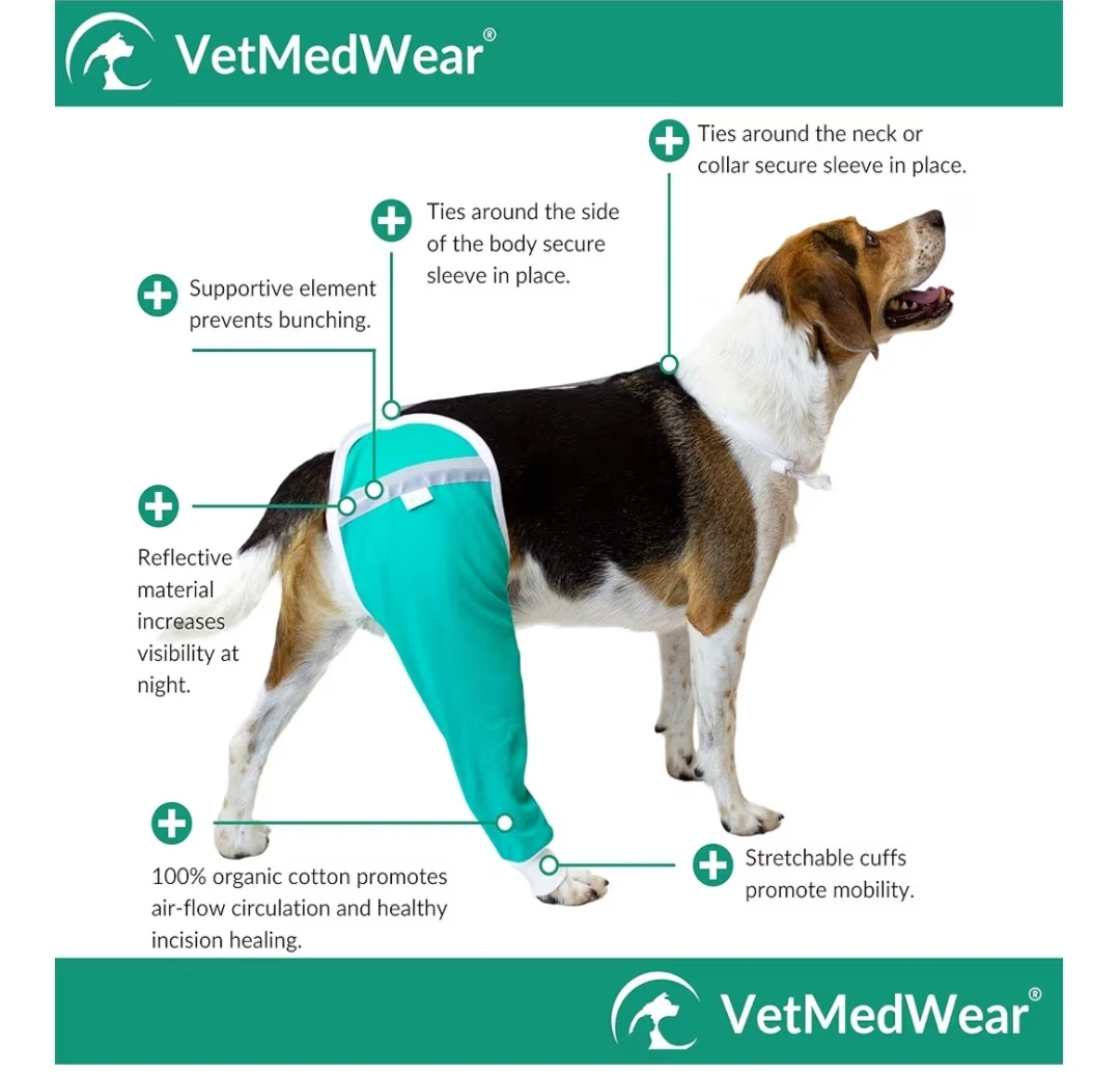 Hip and Thigh Wound Protective Sleeve for Dogs...New...XXL - photo 2