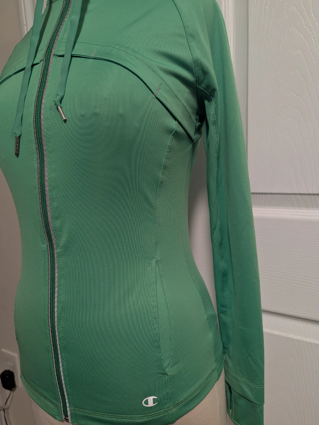 Champion Green Zip-Up Athletic Jacket XS - photo 3