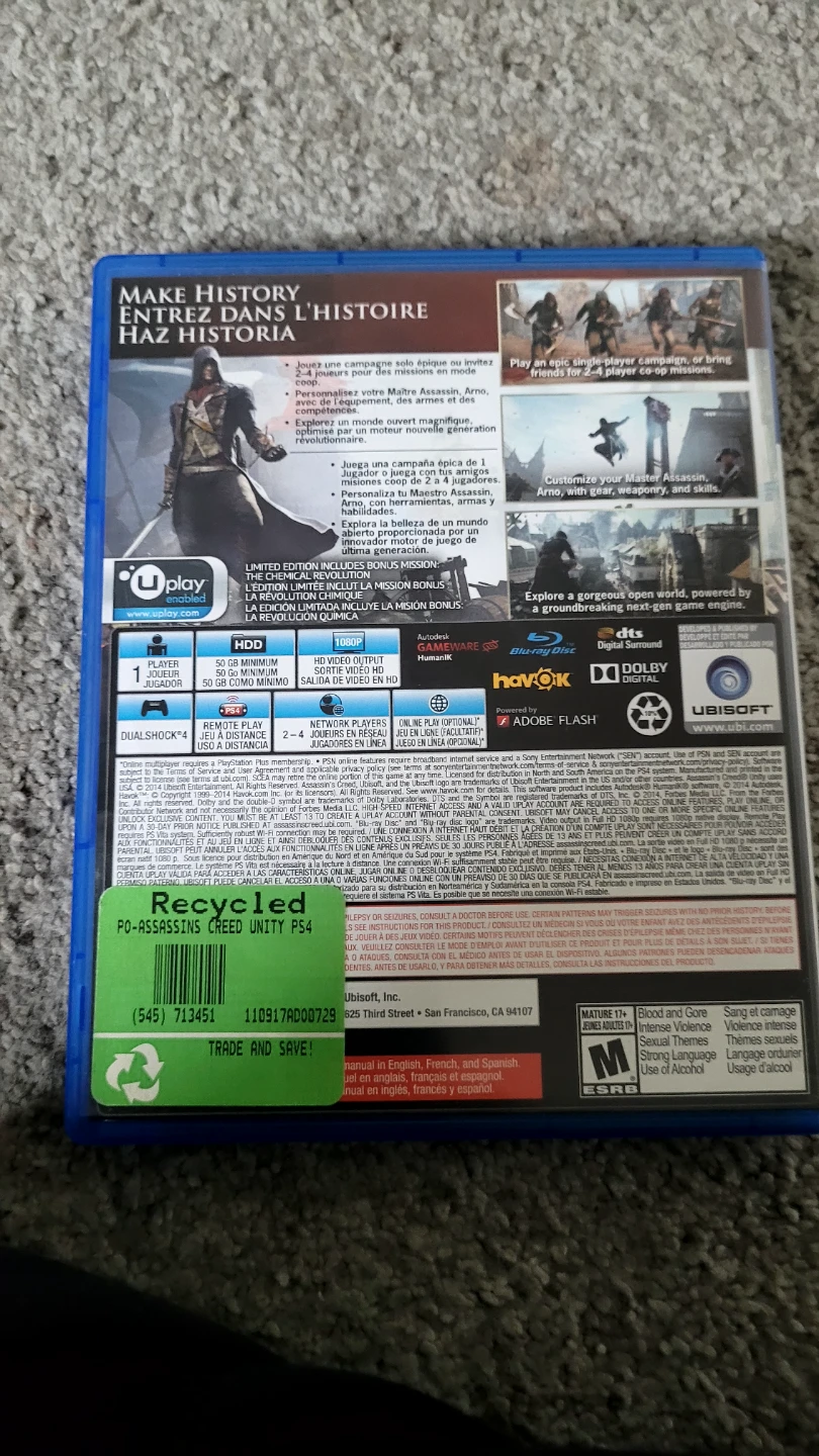 Assassin's Creed Unity Limited Edition PS4 Game - photo 2