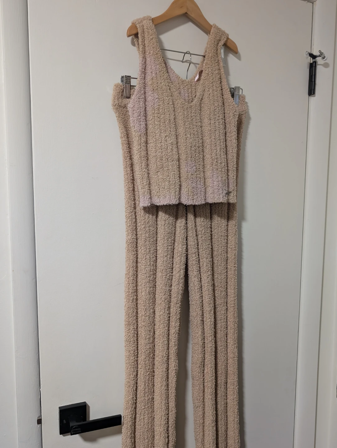 La Vie en Rose Fuzzy Lounge Set - Beige - XS/TP - photo 5