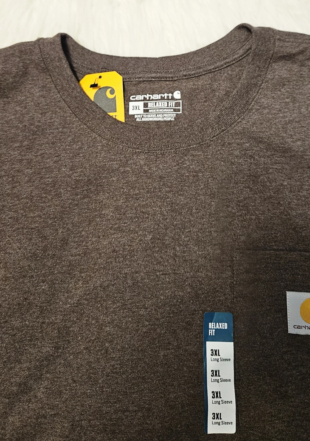 Carhartt Relaxed Fit Heavyweight Long-Sleeve Graphic T-Shirt - photo 3