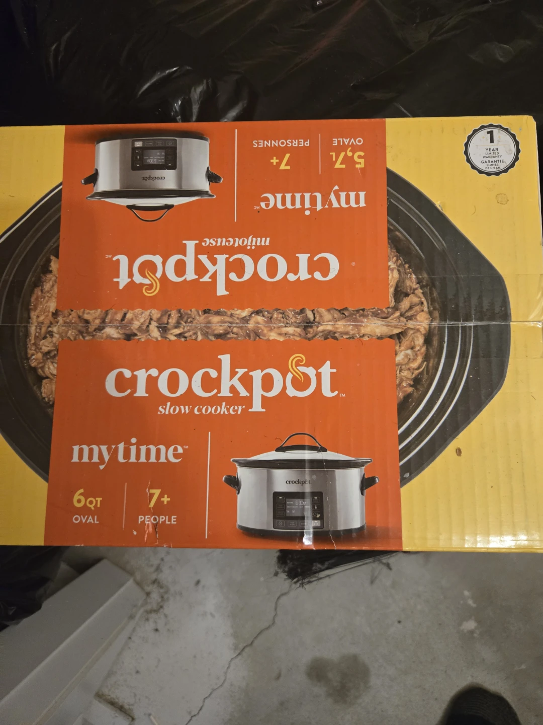 Crock-Pot My Time 6 Qt Oval Slow Cooker