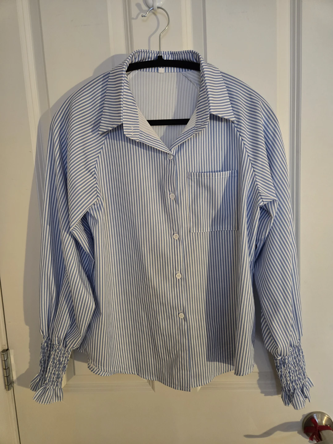 Pinstripe Blouse