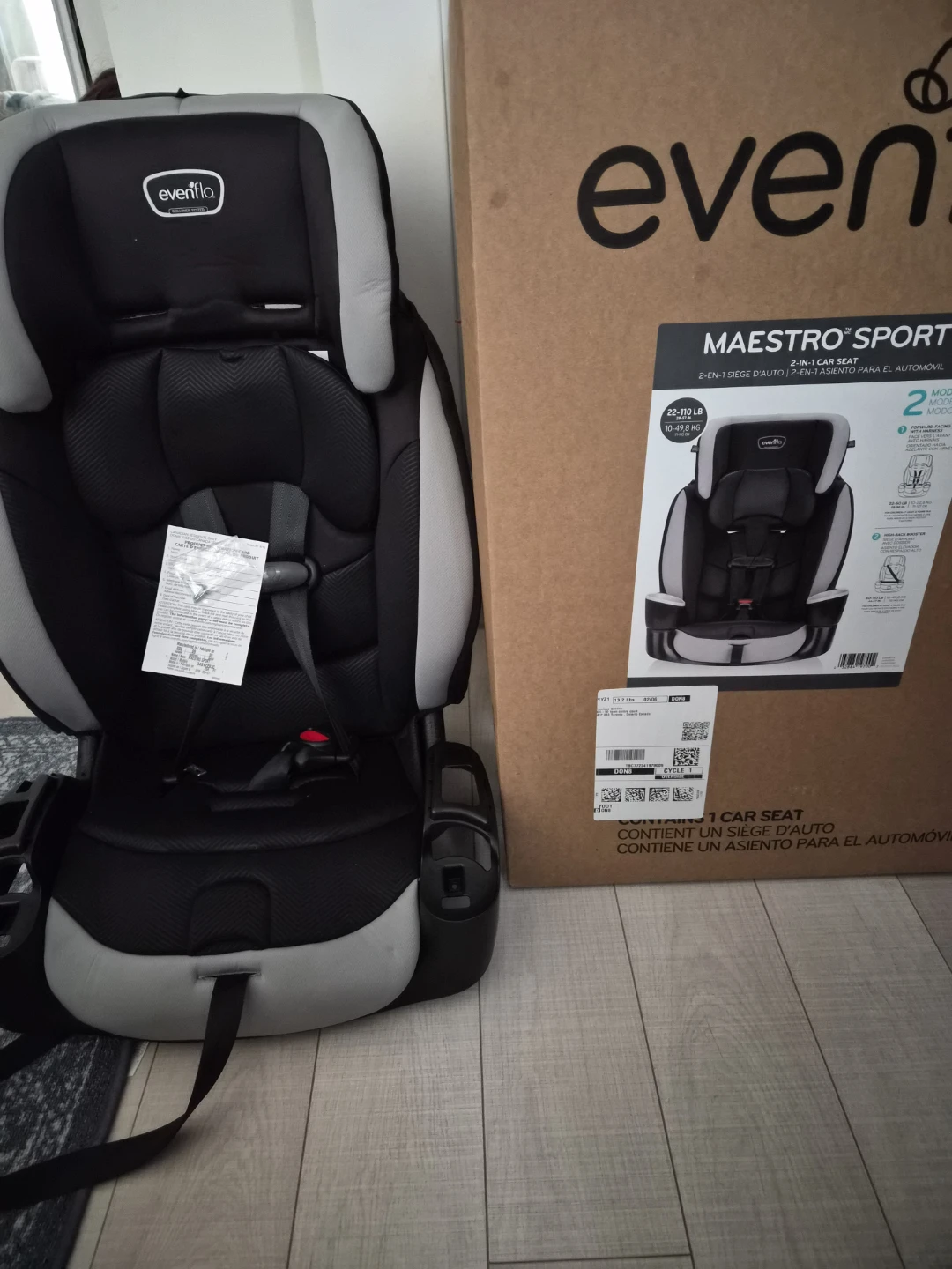 Evenflo  Sport 2-in-1 Car Seat - photo 2