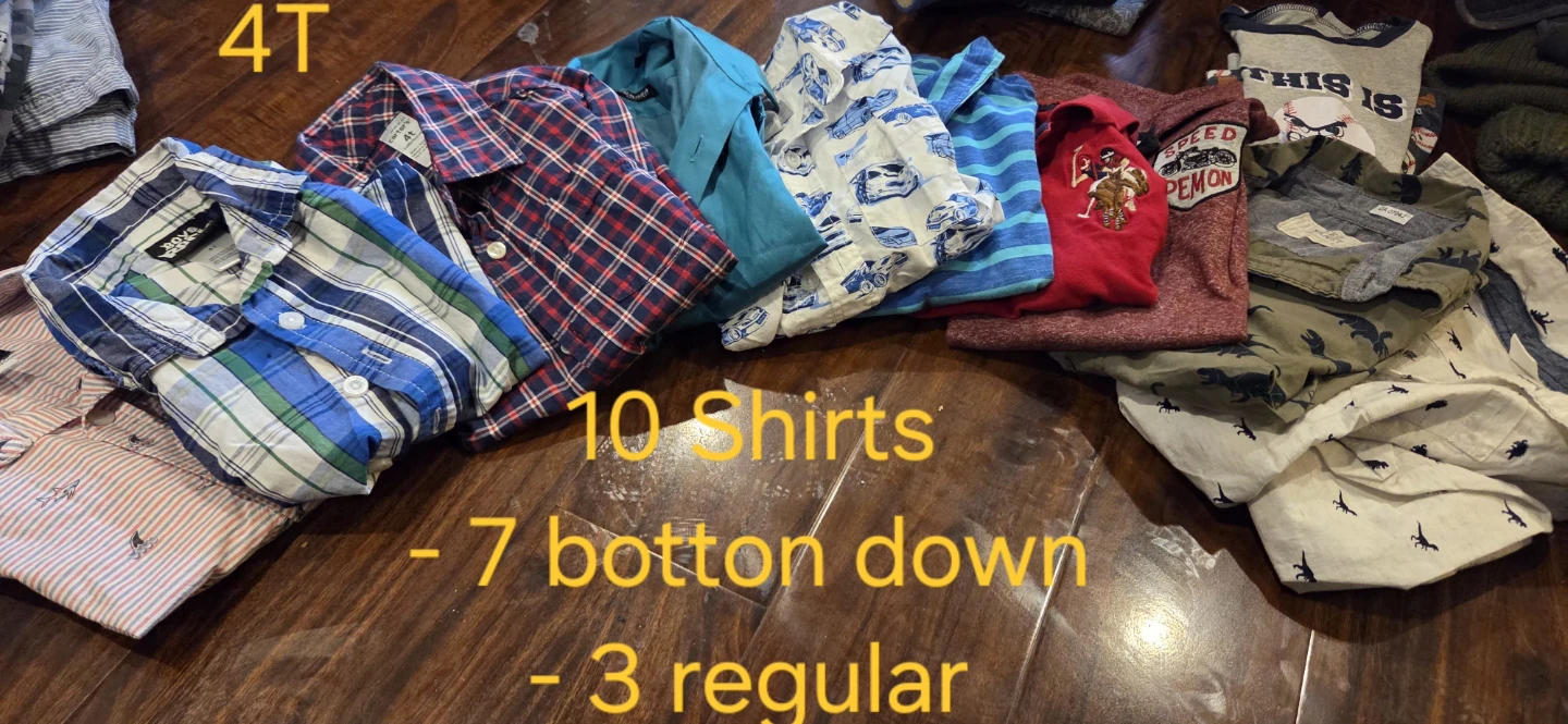Bundle of Boys' 4T Clothing - Pants, Shorts, and Shirts - photo 2