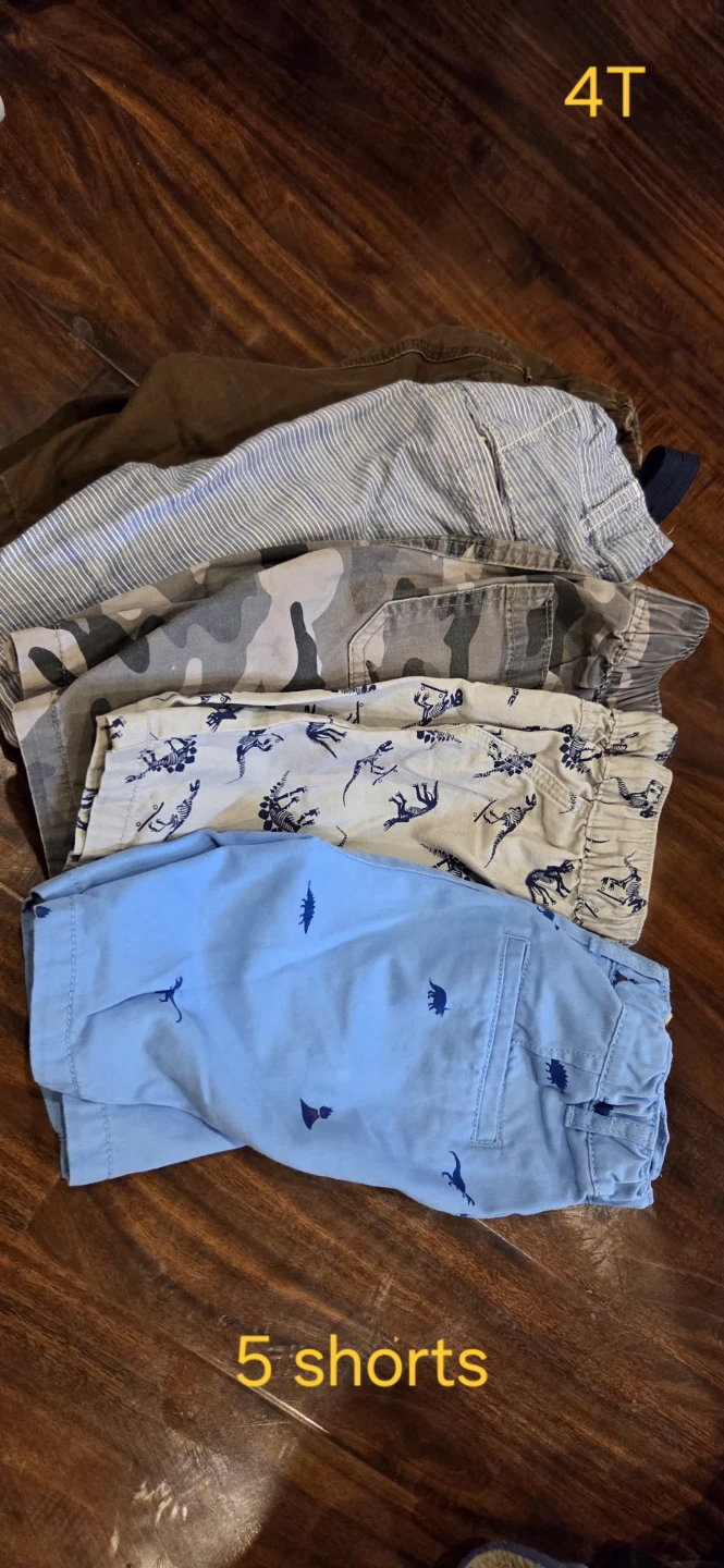 Bundle of Boys' 4T Clothing - Pants, Shorts, and Shirts - photo 3
