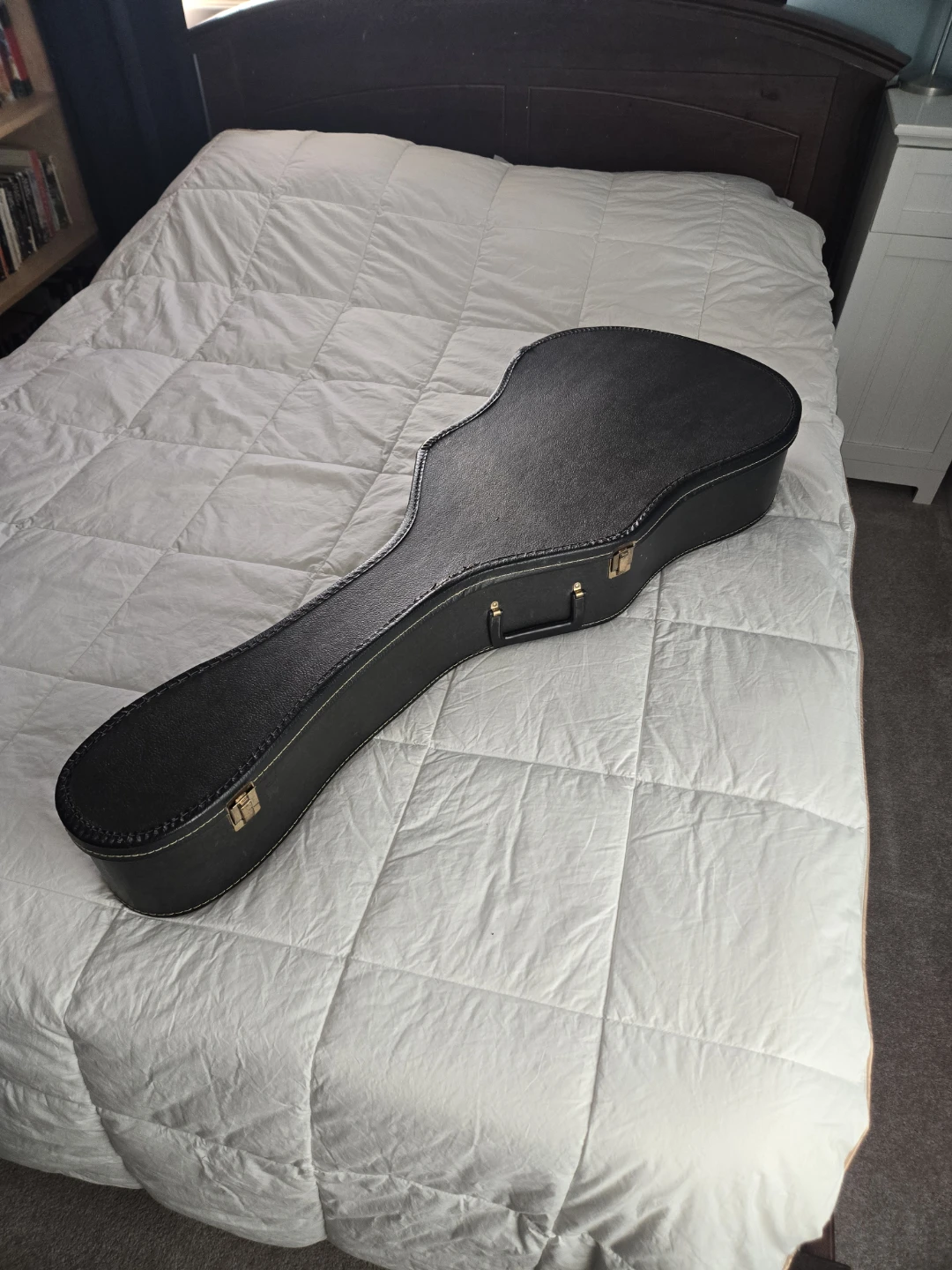 Acoustic Guitar with Hard Case (Anjo brand, model W72) - photo 3