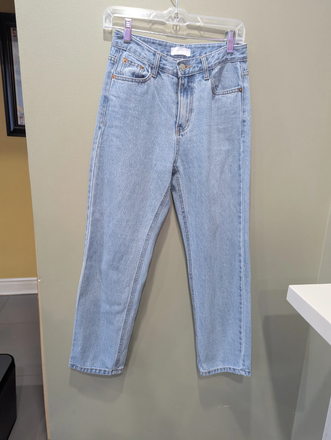 OAK + FORT Light Wash Denim Jeans