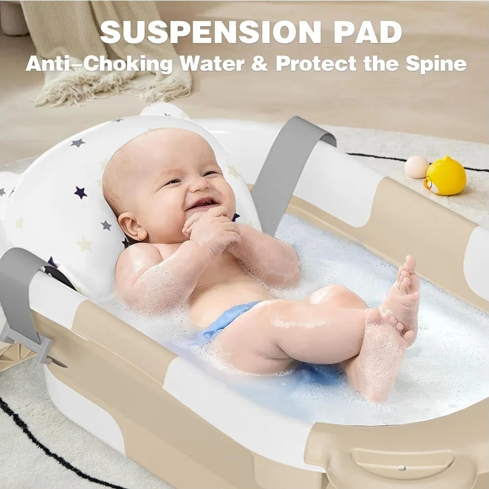 Collapsible Baby Bath Tub with Digital Thermometer - photo 2