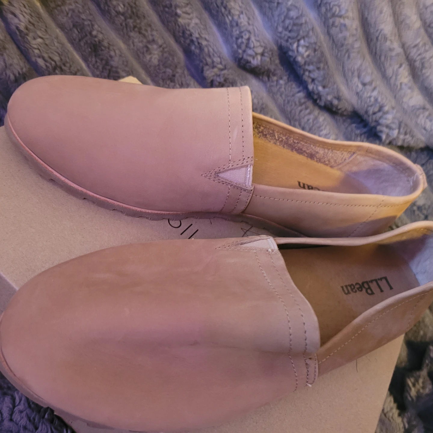 NWT NEVER WORN L.L.Bean Women's Slip-On - Tan Suede - Size 8.5 - photo 2