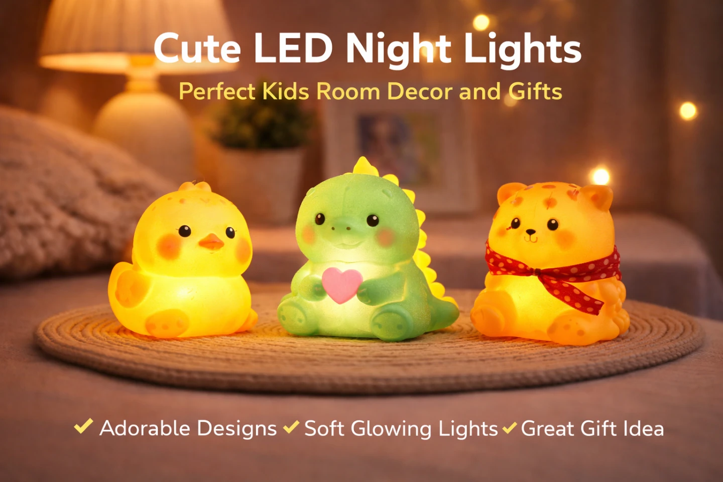 Cute LED Night Light - Multiple Designs Available - photo 5