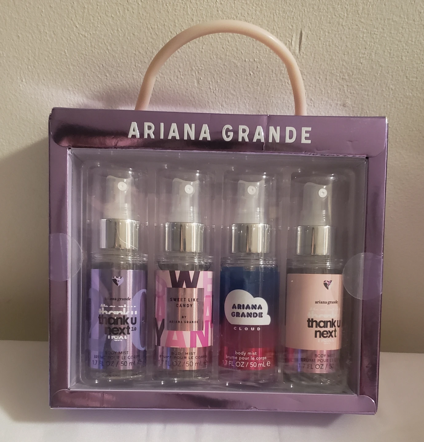 Brand new Adriana Grande Mini Body Mist Set