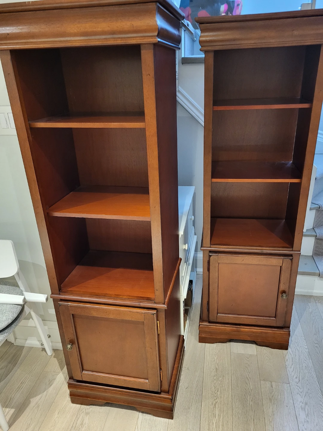 Wooden Bookcase with Cabinet - photo 2