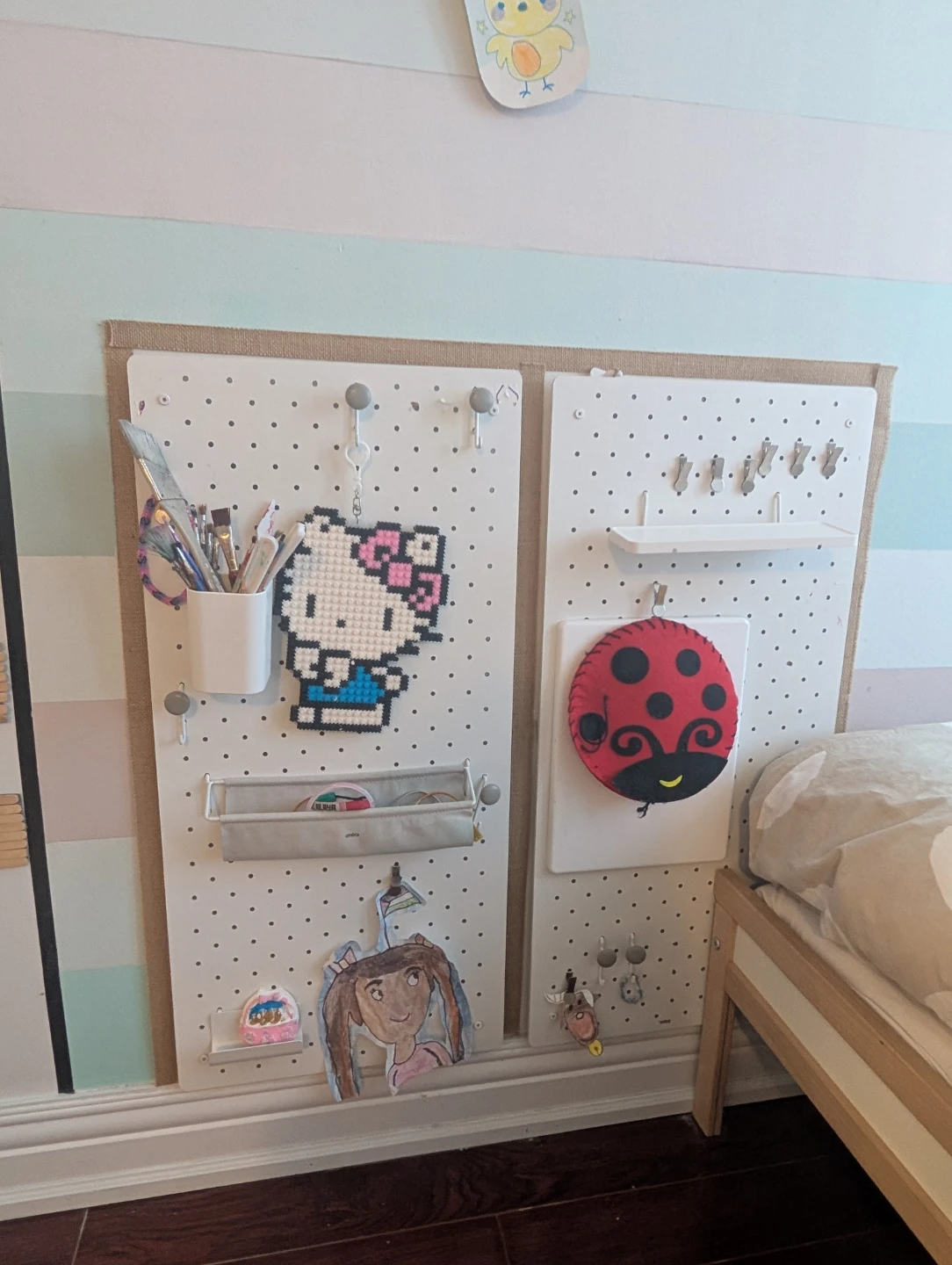 Kids' Pegboard Organizer with Accessories - photo 5