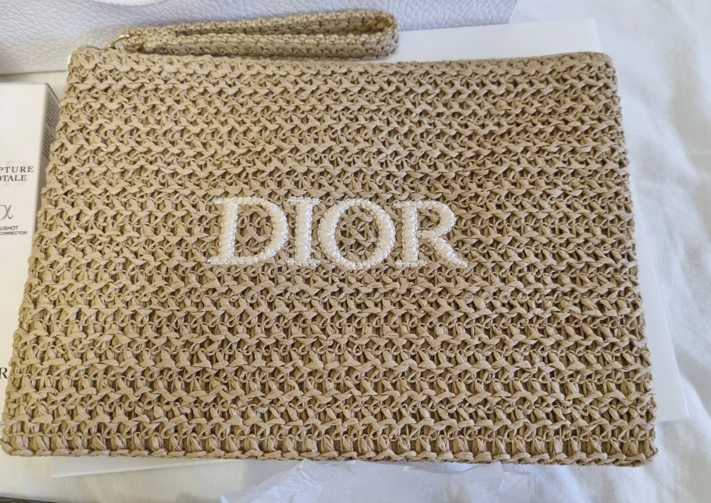 Dior Woven Clutch Bag