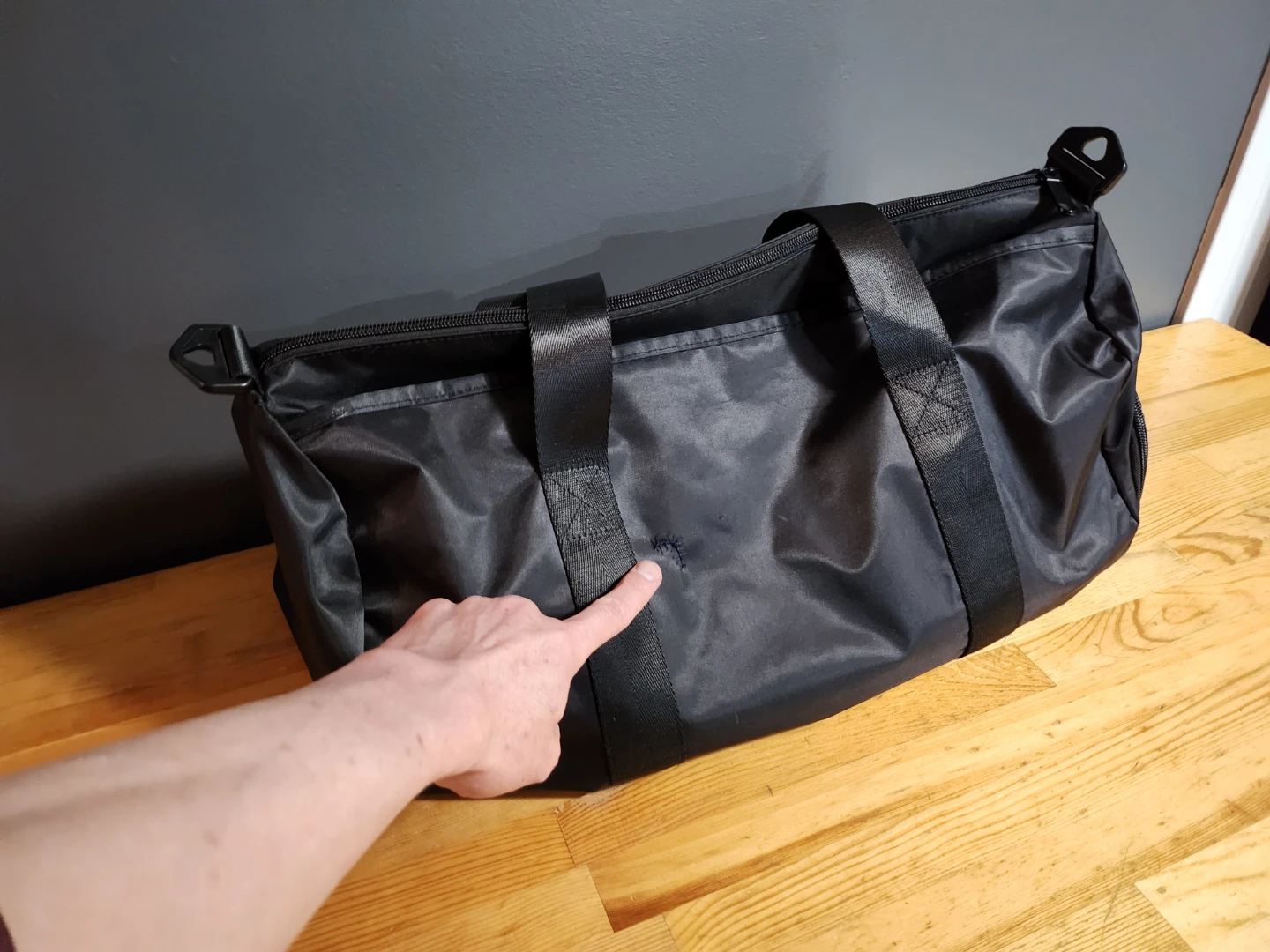 HER GYMVMT Black Duffel Bag - photo 3